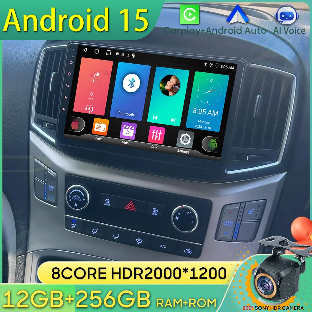 Android 15 Car Radio For Hyundai H1 Grand Starex i800 II 2 TQ 2015-2021 GPS Navigation Android Auto Carplay Stereo Wifi No 2din
Android 15 Car Radio For Hyundai H1 Grand Starex i800 II 2 TQ 2015-2021 GPS Navigation Android Auto Carplay Stereo Wifi No 2din