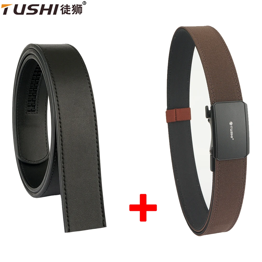 TUSHI Hard Tactical Belt Business Men's Belt Automatic Buckle Belt Outdoor Military Belt Genuine Leather EDC Belt High Quality
TUSHI Hard Tactical Belt Business Men's Belt Automatic Buckle Belt Outdoor Military Belt Genuine Leather EDC Belt High Quality