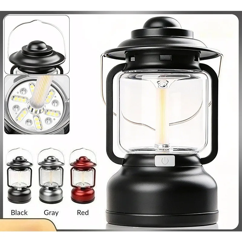 Rechargeable Camping Lantern Stepless Dimming COB Portable Waterproof for Hiking Fishing Emergency Home Power Outages Indoor Out
Rechargeable Camping Lantern Stepless Dimming COB Portable Waterproof for Hiking Fishing Emergency Home Power Outages Indoor Out