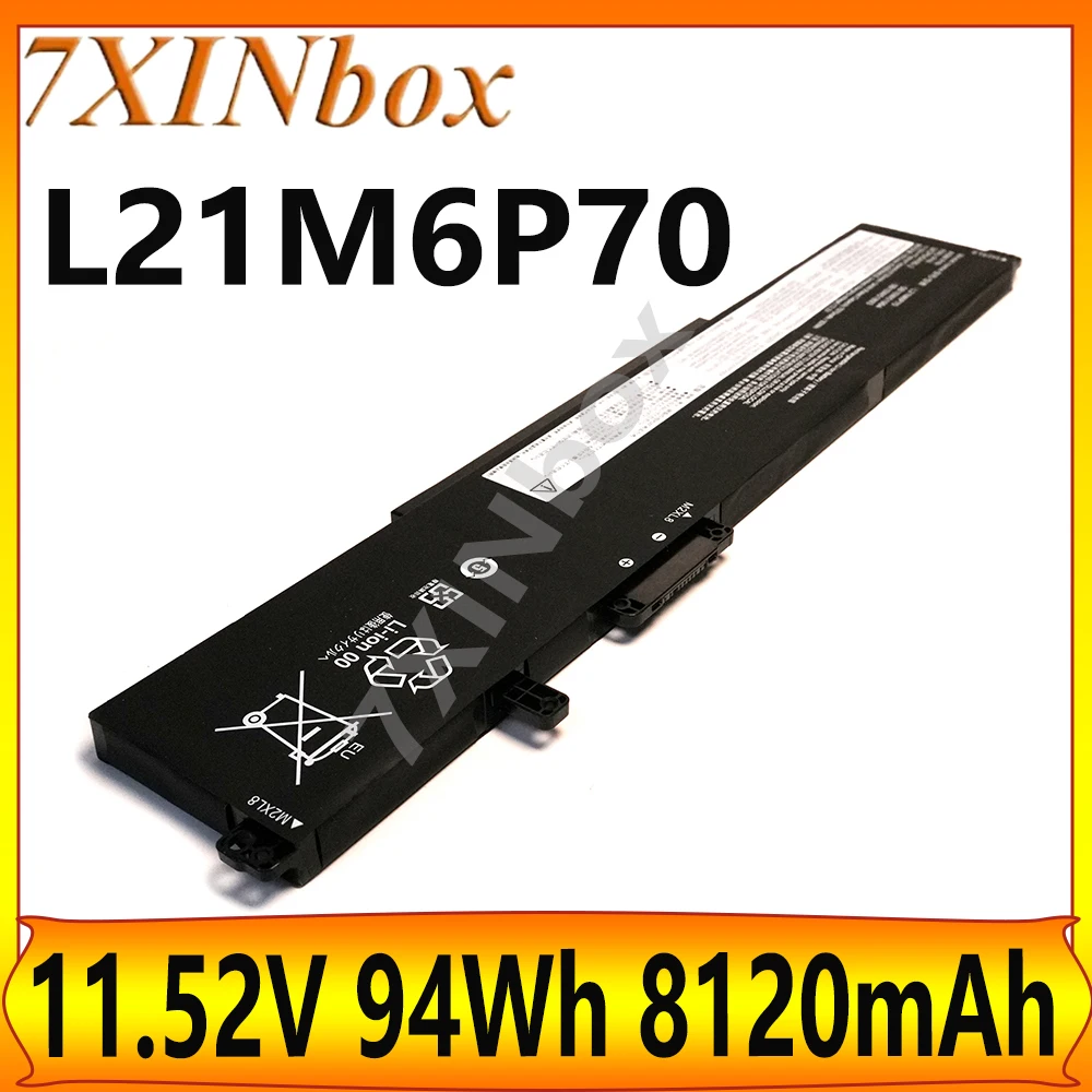 7XINbox L21M6P70 11.52V 94Wh 8120mAh OEM Laptop Battery For Lenovo ThinkPad P16 Gen 1/Gen 2 Series L21L6P70 L22M6P70 free tools
7XINbox L21M6P70 11.52V 94Wh 8120mAh OEM Laptop Battery For Lenovo ThinkPad P16 Gen 1/Gen 2 Series L21L6P70 L22M6P70 free tools