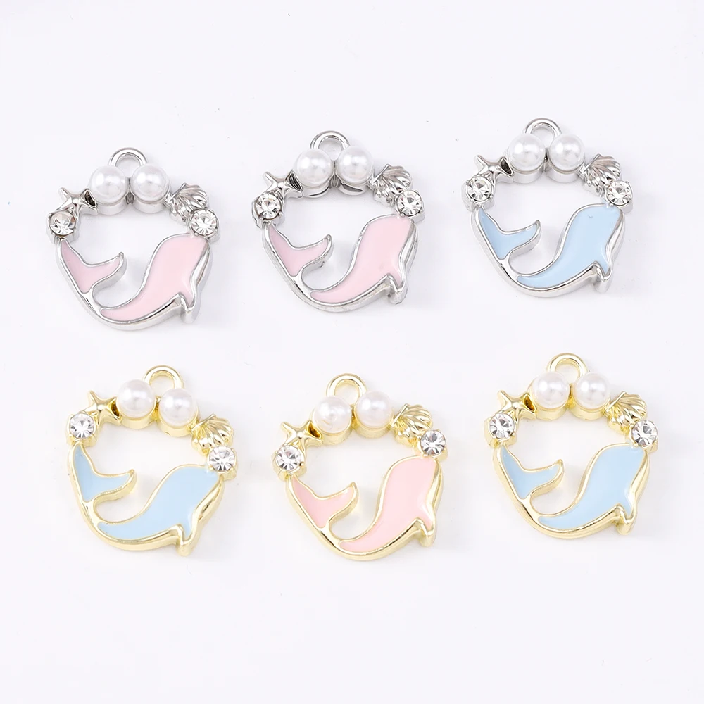 5pcs Cute Pearl Whale Charms Starfish Shell Pendant for Jewelry Making Necklace Earrings Bracelet DIY Accessories Supplies
5pcs Cute Pearl Whale Charms Starfish Shell Pendant for Jewelry Making Necklace Earrings Bracelet DIY Accessories Supplies