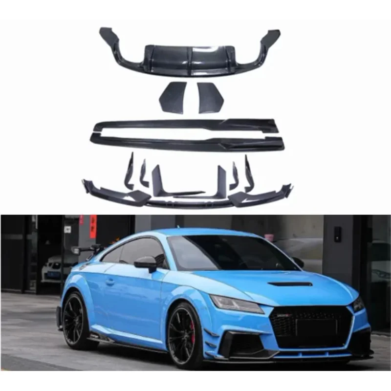 For Audi TTRS 2015 2016 2017 2018 2019 2020 real carbon fiber bumper front lip air knife rear diffuser side skirts body kit
For Audi TTRS 2015 2016 2017 2018 2019 2020 real carbon fiber bumper front lip air knife rear diffuser side skirts body kit