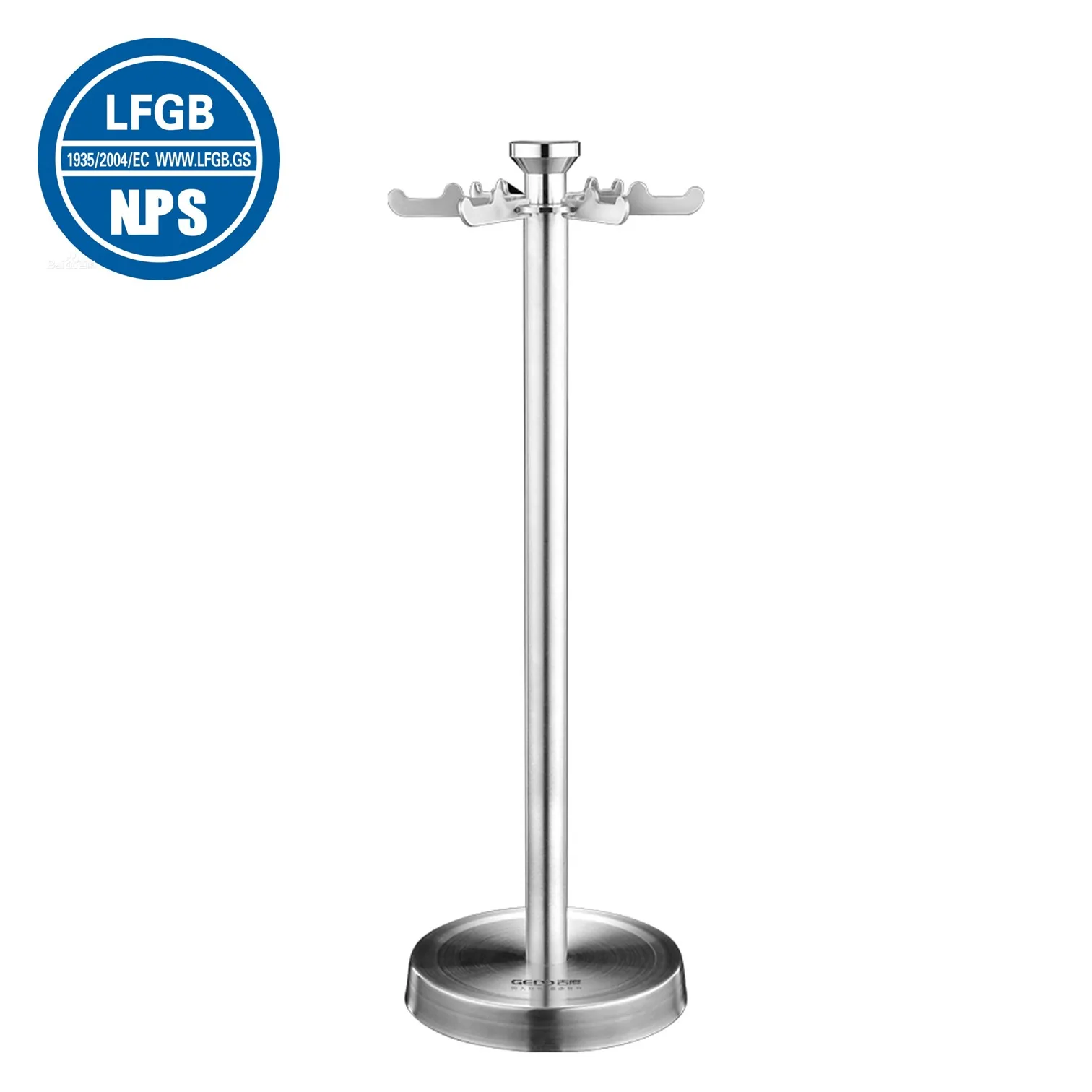 LFGB Certification Pure 304 Stainless Steel Kitchen Cookware Rack Rotatable and Stable Spatula Spoon Hanger 12 Pieces Organizer
LFGB Certification Pure 304 Stainless Steel Kitchen Cookware Rack Rotatable and Stable Spatula Spoon Hanger 12 Pieces Organizer