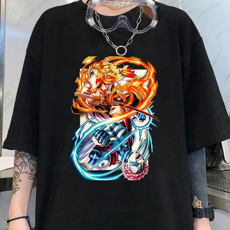 Lian Ran Xing Juro Akazusa printed T-shirt for men and women Y2K Harajuku street loose T-shirt summer 100% cotton casual tops
Lian Ran Xing Juro Akazusa printed T-shirt for men and women Y2K Harajuku street loose T-shirt summer 100% cotton casual tops