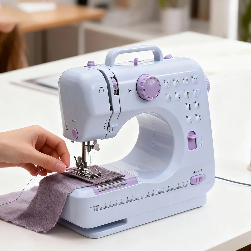 Electric Sewing Machine Mini Household Portable 12 Stitch Crafting Mending Overlock Pedal Replaceable Presser Foot Beginner
Electric Sewing Machine Mini Household Portable 12 Stitch Crafting Mending Overlock Pedal Replaceable Presser Foot Beginner