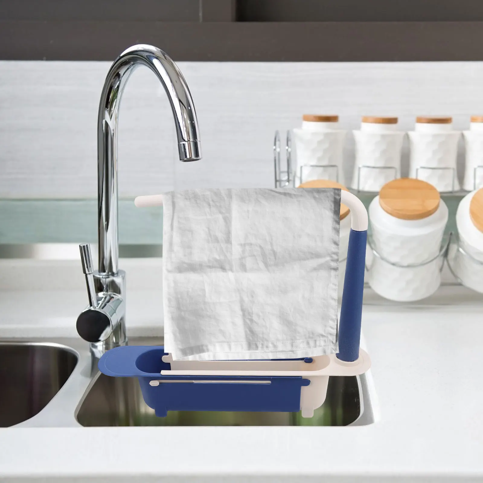 Kitchen Storage Rack Dish Cloth Drying Foldable Over-sink Draining Brush Holder for Towel Multifunction
Kitchen Storage Rack Dish Cloth Drying Foldable Over-sink Draining Brush Holder for Towel Multifunction