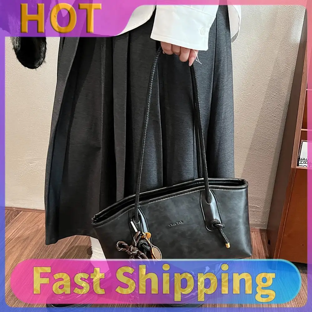 Women Leather Shoulder Bag with Pendant Hobo Bag Stylish Tote Bag (Black)
Women Leather Shoulder Bag with Pendant Hobo Bag Stylish Tote Bag (Black)