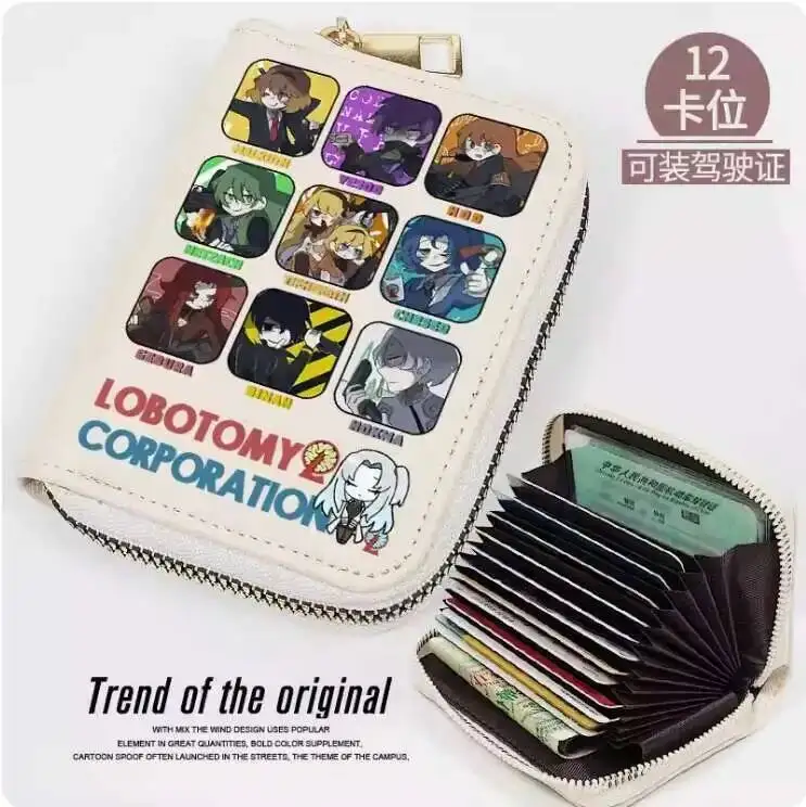 Lobotomy Corporation модный кошелек из искусственной кожи, кошелек для карт, монета на молнии, держатель для денег, сумка для косплея, подарок B319, аниме
Lobotomy Corporation модный кошелек из искусственной кожи, кошелек для карт, монета на молнии, держатель для денег, сумка для косплея, подарок B319, аниме