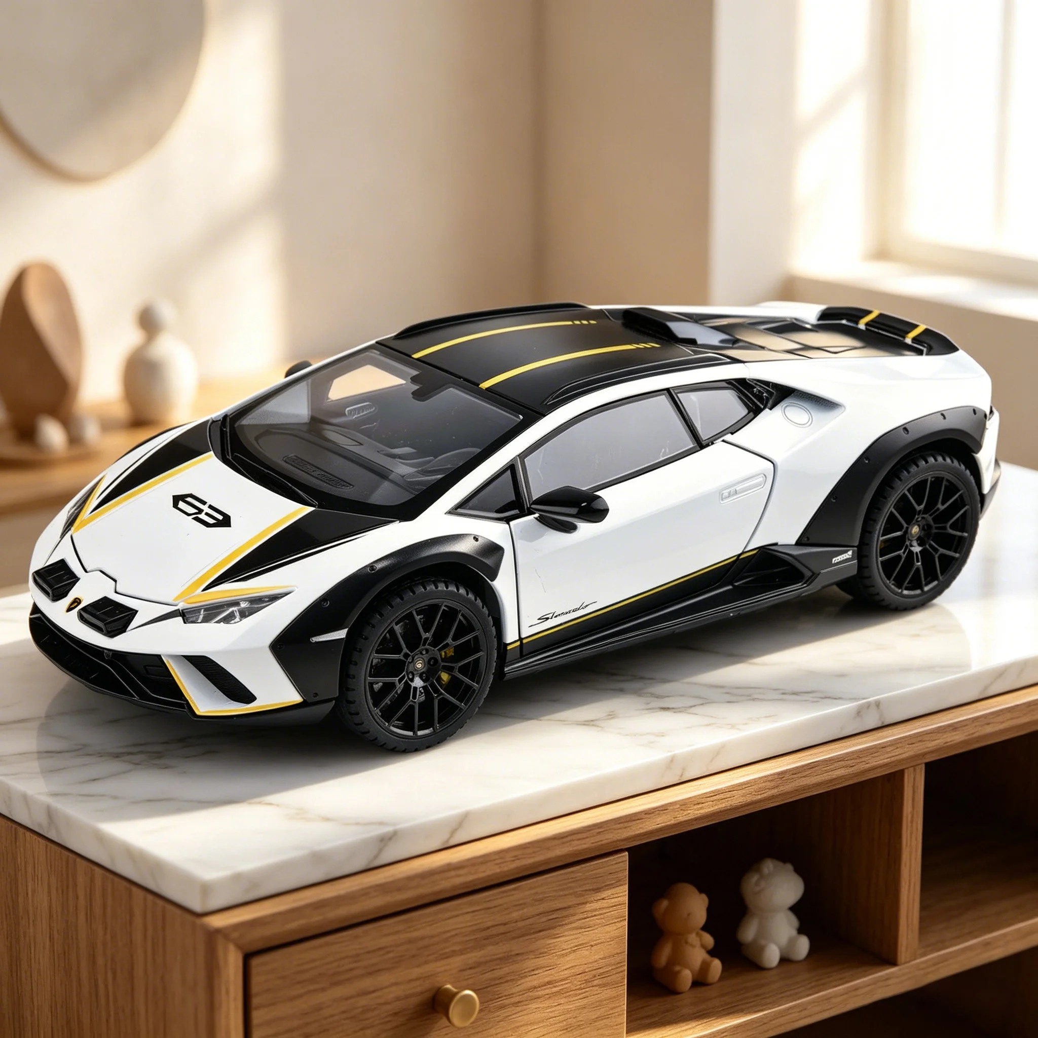 Alloy 1/24 Lamborghini Huracán Model Car Ornament Steering Shock Absorption Sports Car Model Pull Back Toy Car
Alloy 1/24 Lamborghini Huracán Model Car Ornament Steering Shock Absorption Sports Car Model Pull Back Toy Car