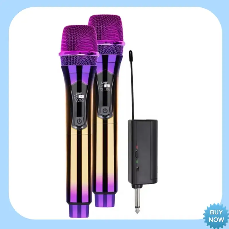 A47Z Dual Channel Karaoke Streaming Wireless MIC Handheld Microphone With Rechargeable Receiver For Singing Karaoke KTV
A47Z Dual Channel Karaoke Streaming Wireless MIC Handheld Microphone With Rechargeable Receiver For Singing Karaoke KTV