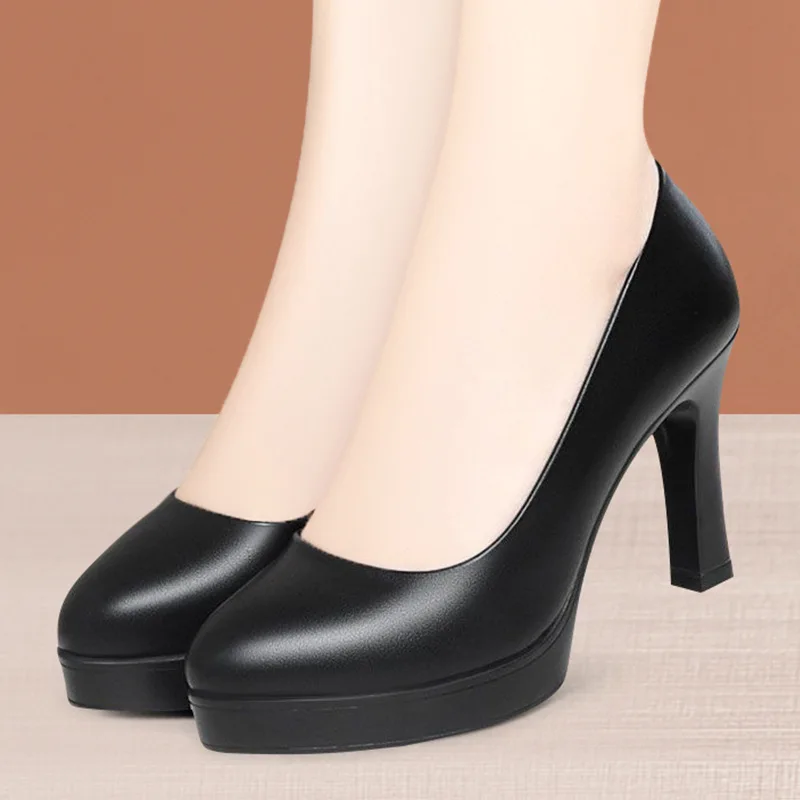 6.5cm 8.5cm Breathable Comfortable Shallow Mouth Soft Leather Shoes Spring 2025 High Heels Shoes Women for Office Court Dress
6.5cm 8.5cm Breathable Comfortable Shallow Mouth Soft Leather Shoes Spring 2025 High Heels Shoes Women for Office Court Dress