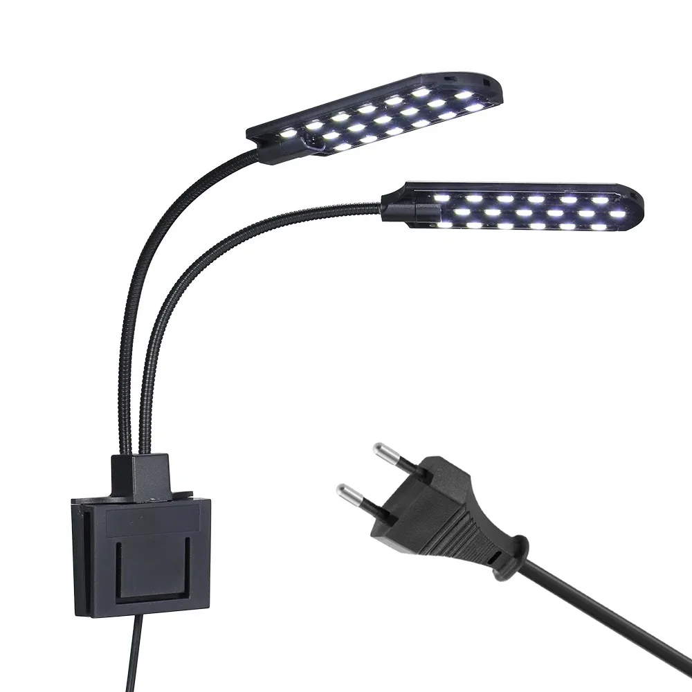 Double Head Clip on Aquarium Light White Light Waterproof LED Aquarium Light Clip-on Design Practical Fish Tank Clip Lamp
Double Head Clip on Aquarium Light White Light Waterproof LED Aquarium Light Clip-on Design Practical Fish Tank Clip Lamp