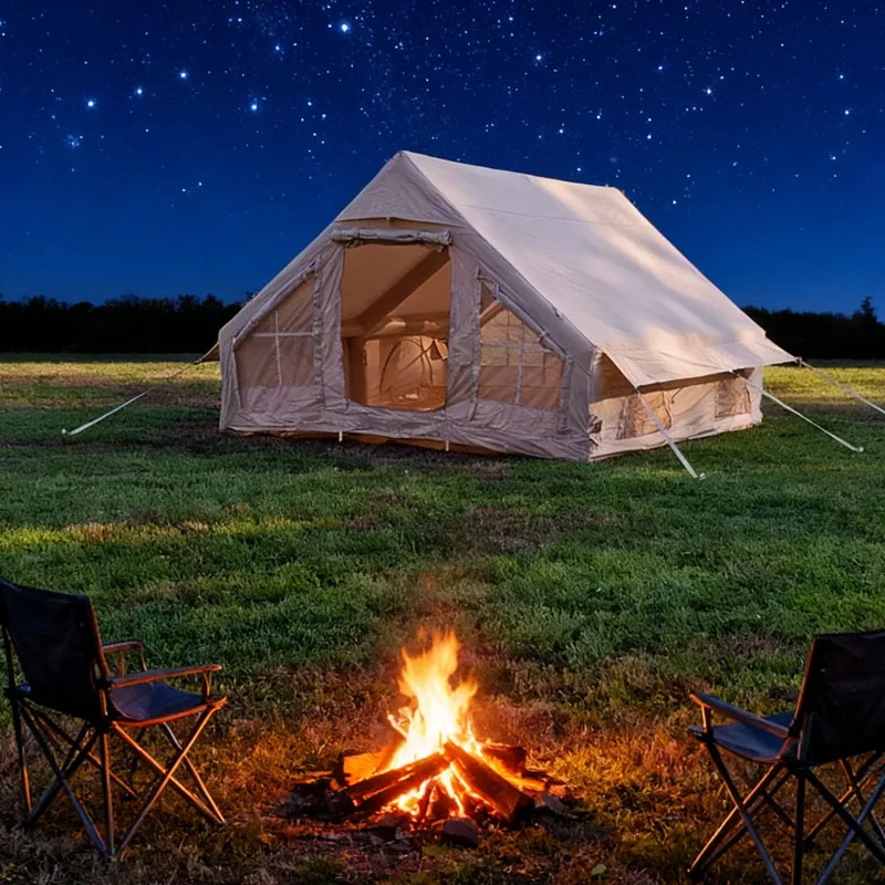 Outdoor Camping Four-season Waterproof Quick Open Inflatable Tent Travel Portable Oxford Cloth Single Door Multi Person
Outdoor Camping Four-season Waterproof Quick Open Inflatable Tent Travel Portable Oxford Cloth Single Door Multi Person