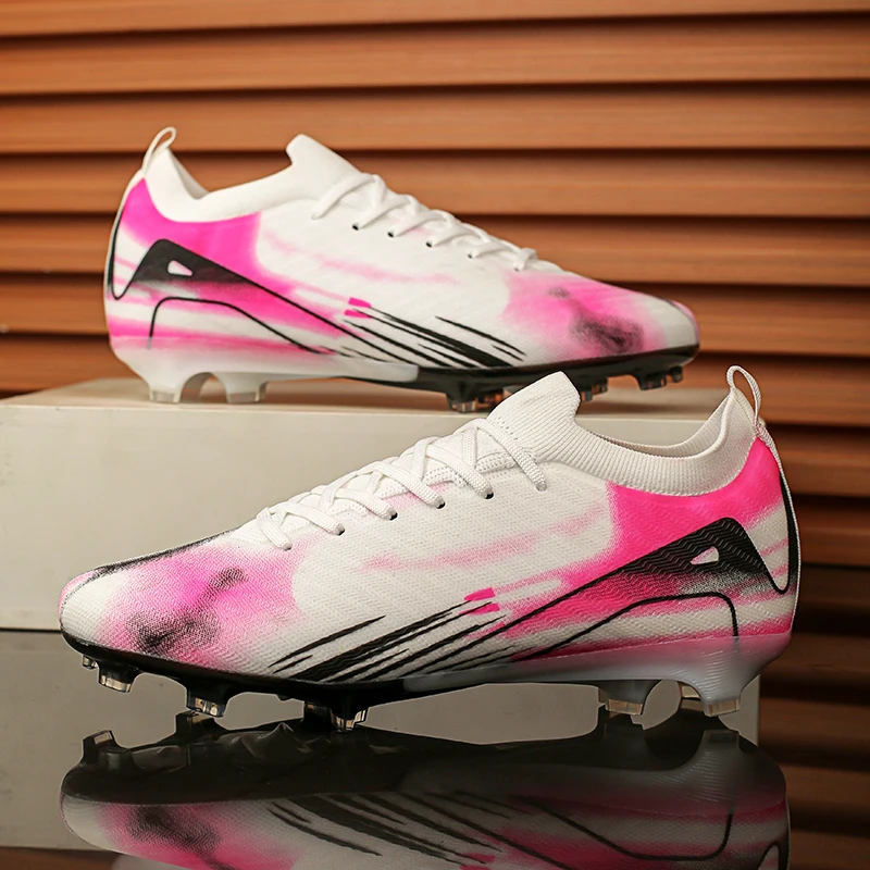 Men Original Soccer Shoes Society Sneaker Top Quality Indoor Long Spikes Resistant Sports Match Unisex Training Football Shoes
Men Original Soccer Shoes Society Sneaker Top Quality Indoor Long Spikes Resistant Sports Match Unisex Training Football Shoes