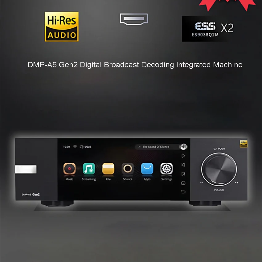 ForEversolo A6 2D Audio Decoder Digital Player HiFi High Grade Lossless All In One Machine
ForEversolo A6 2D Audio Decoder Digital Player HiFi High Grade Lossless All In One Machine