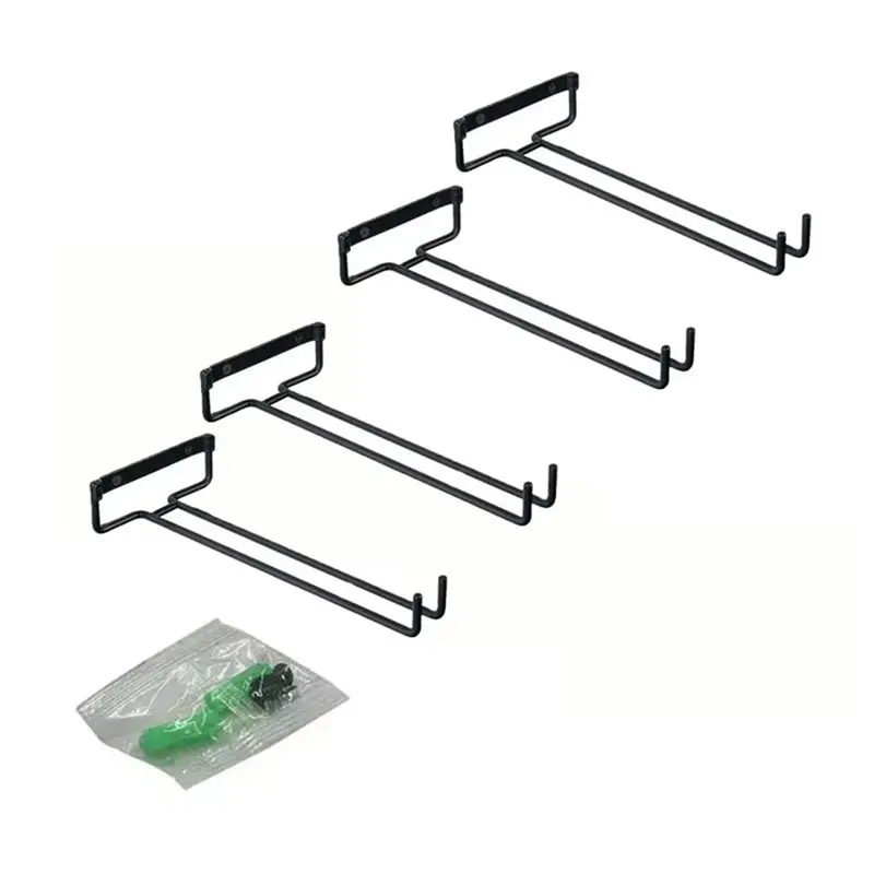 AB33-4Pcs Wine Glass Rack, Iron Wine Glasses Rack , Wall Mountable Wine Glass Holder Storage Hanger For Bars Coffee
AB33-4Pcs Wine Glass Rack, Iron Wine Glasses Rack , Wall Mountable Wine Glass Holder Storage Hanger For Bars Coffee
