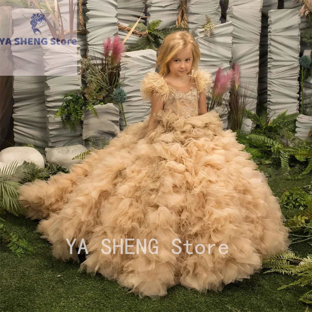 Girl Princess Dress Lace Puffy Flower Girl Dresses Sleeve Cute Girl Birthday Dress Wedding Party Dress Baby Dress
Girl Princess Dress Lace Puffy Flower Girl Dresses Sleeve Cute Girl Birthday Dress Wedding Party Dress Baby Dress