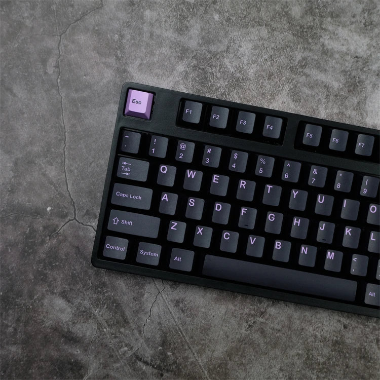 GMK Black and Purple Keycaps Clove Original Cherry Height Keycaps Five-Sided Sublimation PBT Keycaps
GMK Black and Purple Keycaps Clove Original Cherry Height Keycaps Five-Sided Sublimation PBT Keycaps