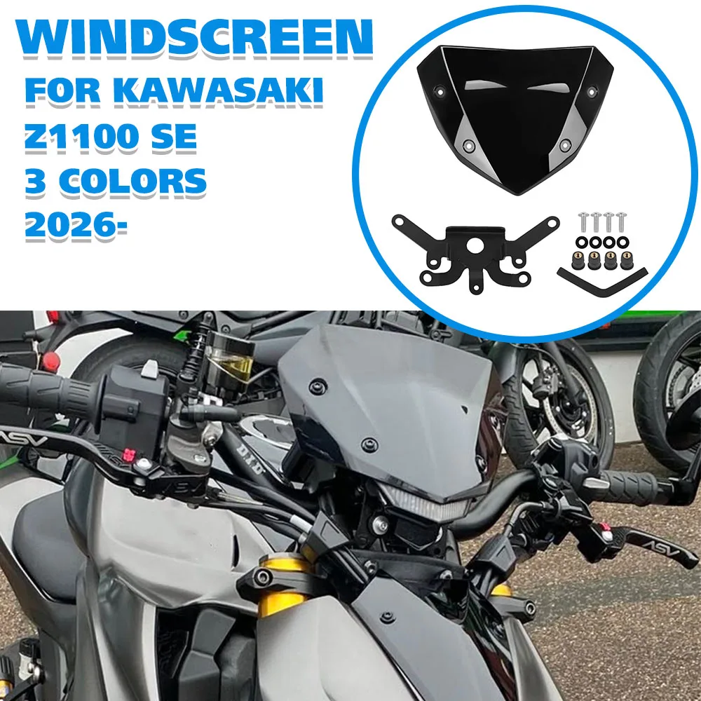 For KAWASAKI Z1100 SE Z 1100 2026- Front Windshield Viser Visor Windscreen Cover Double Bubble Wind Screen Deflector Protector
For KAWASAKI Z1100 SE Z 1100 2026- Front Windshield Viser Visor Windscreen Cover Double Bubble Wind Screen Deflector Protector