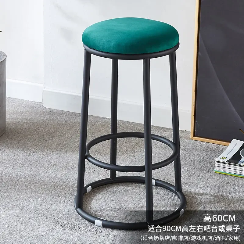 Tall stool light luxury bar chair cafe mobile phone store front desk high game hall bar counter stool chair
Tall stool light luxury bar chair cafe mobile phone store front desk high game hall bar counter stool chair