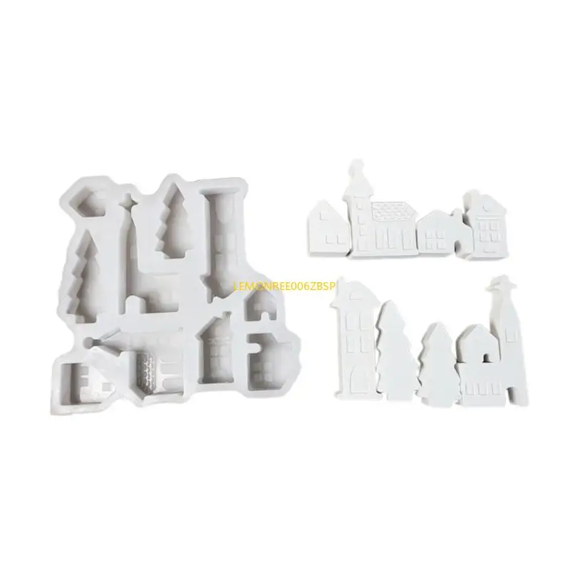 M4YF Artistic Silicone Mold Small House Figurine Molds Silicone Texture for Festival Gifts and Engaging in Family Craft
M4YF Artistic Silicone Mold Small House Figurine Molds Silicone Texture for Festival Gifts and Engaging in Family Craft