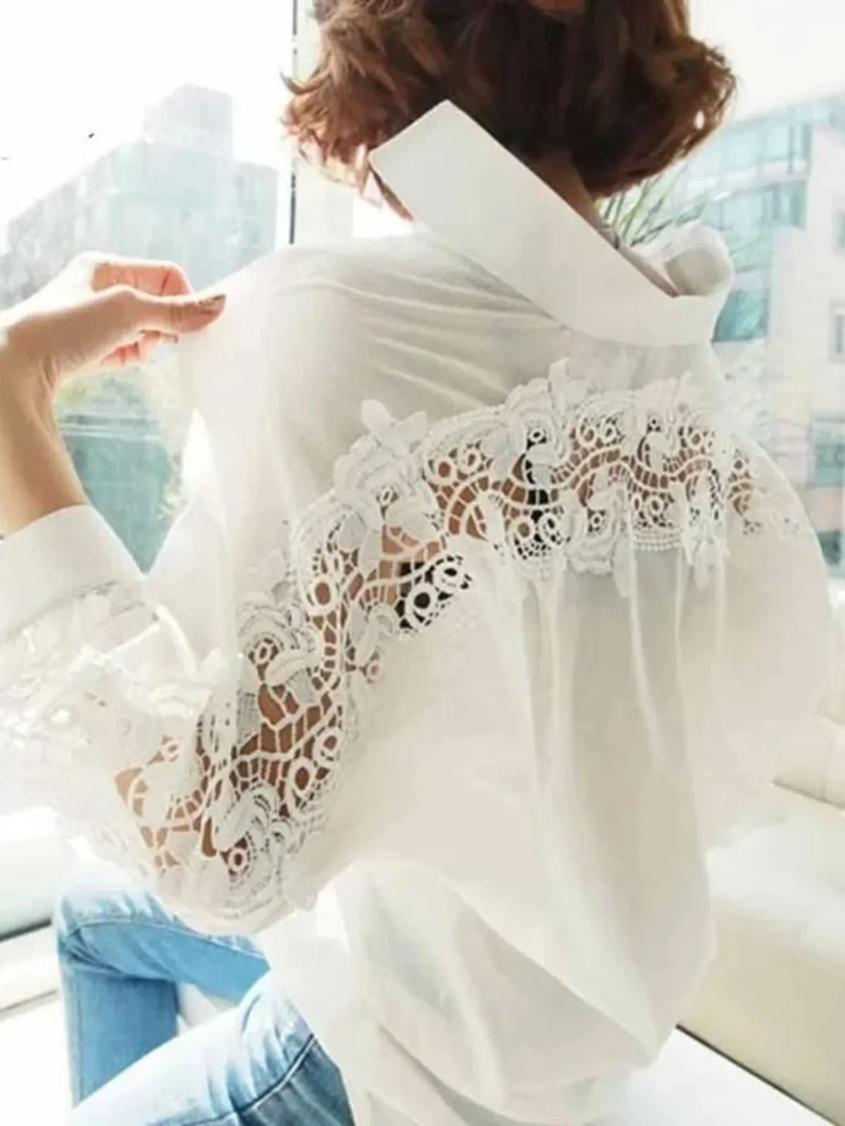Casual Loose Long Sve irt Street Sle Loose Fit Collared Long irt Casual Loose Turn-down Collar Full Sve irt
Casual Loose Long Sve irt Street Sle Loose Fit Collared Long irt Casual Loose Turn-down Collar Full Sve irt