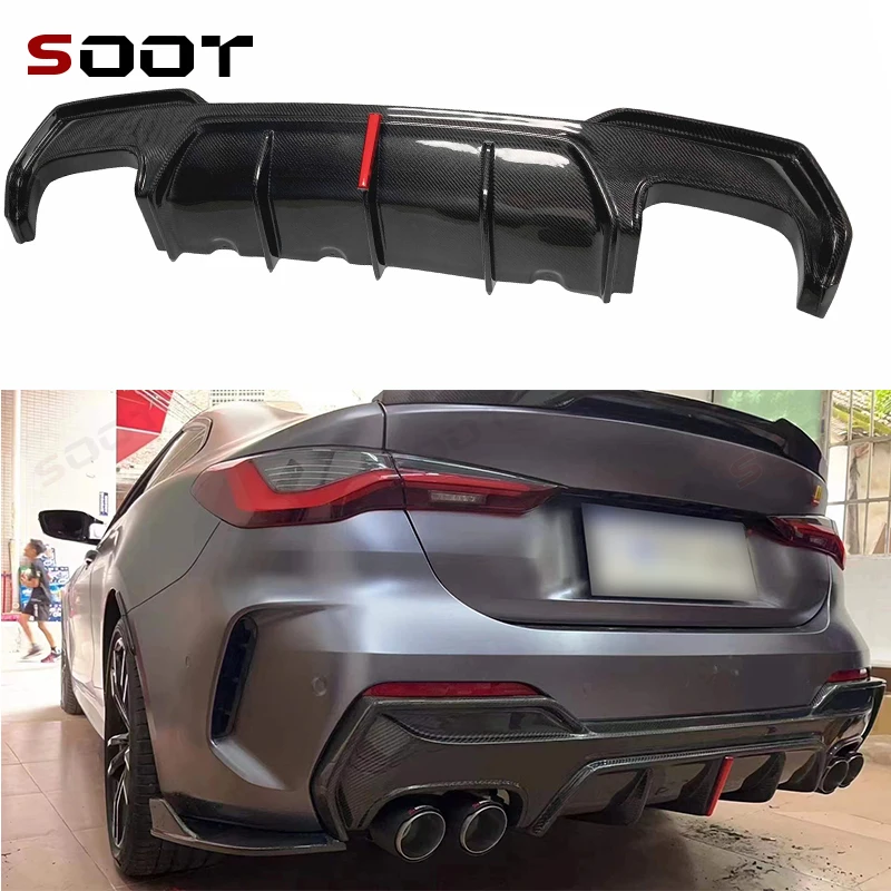 For BMW 4 Series G22 G23 2020+ Carbon Fiber Car Rear Bumper Diffuser Rear Splitters Spoiler Back lip Car Auto Parts
For BMW 4 Series G22 G23 2020+ Carbon Fiber Car Rear Bumper Diffuser Rear Splitters Spoiler Back lip Car Auto Parts