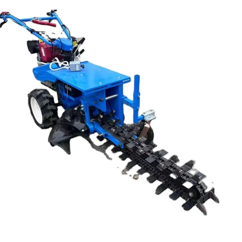 Customized 15HP Diesel Orchard Trencher Chain Ditching Machine 600mm Depth CE Self-Propelled Trencher Machine
Customized 15HP Diesel Orchard Trencher Chain Ditching Machine 600mm Depth CE Self-Propelled Trencher Machine