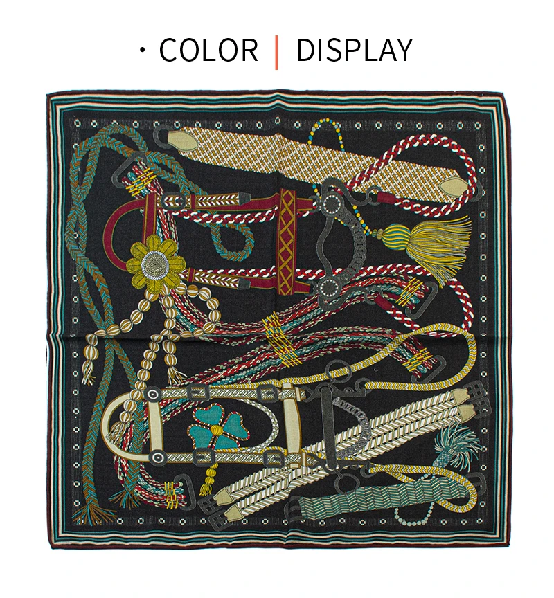 Fashion Square Bandana Women 65*65cm Silk Wool Vintage Floral Print Double Sided Winter Warm Neck Scarf
Fashion Square Bandana Women 65*65cm Silk Wool Vintage Floral Print Double Sided Winter Warm Neck Scarf