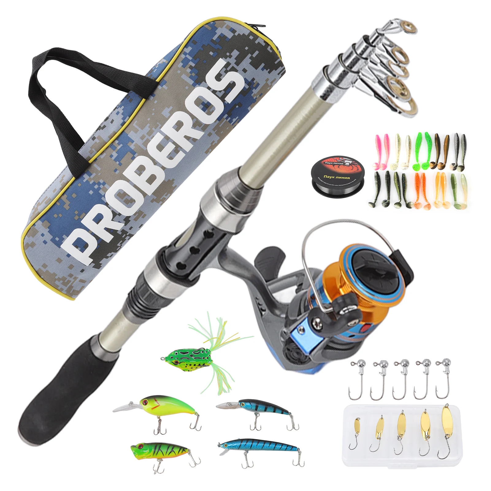 Fishing Pole Kit Carbon Telescopic Portable Durable Lure Rod Set with Fishing Reels Fish Bait for Beginner Professional
Fishing Pole Kit Carbon Telescopic Portable Durable Lure Rod Set with Fishing Reels Fish Bait for Beginner Professional
