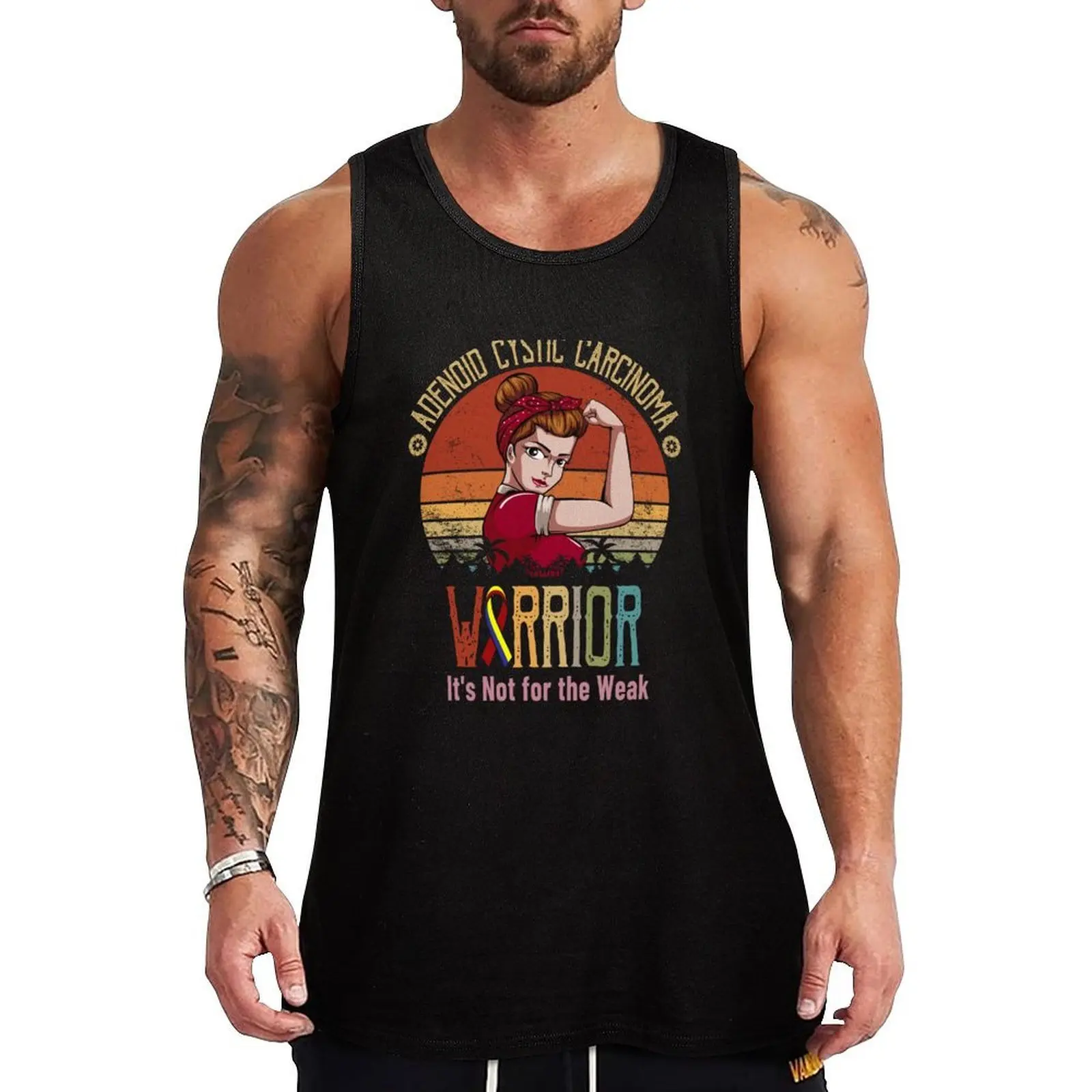 Adenoid cystic carcinoma warrior it's not for the weak Tank Top Solid Basic Tank Top Comfort Breathable Sleeveless
Adenoid cystic carcinoma warrior it's not for the weak Tank Top Solid Basic Tank Top Comfort Breathable Sleeveless