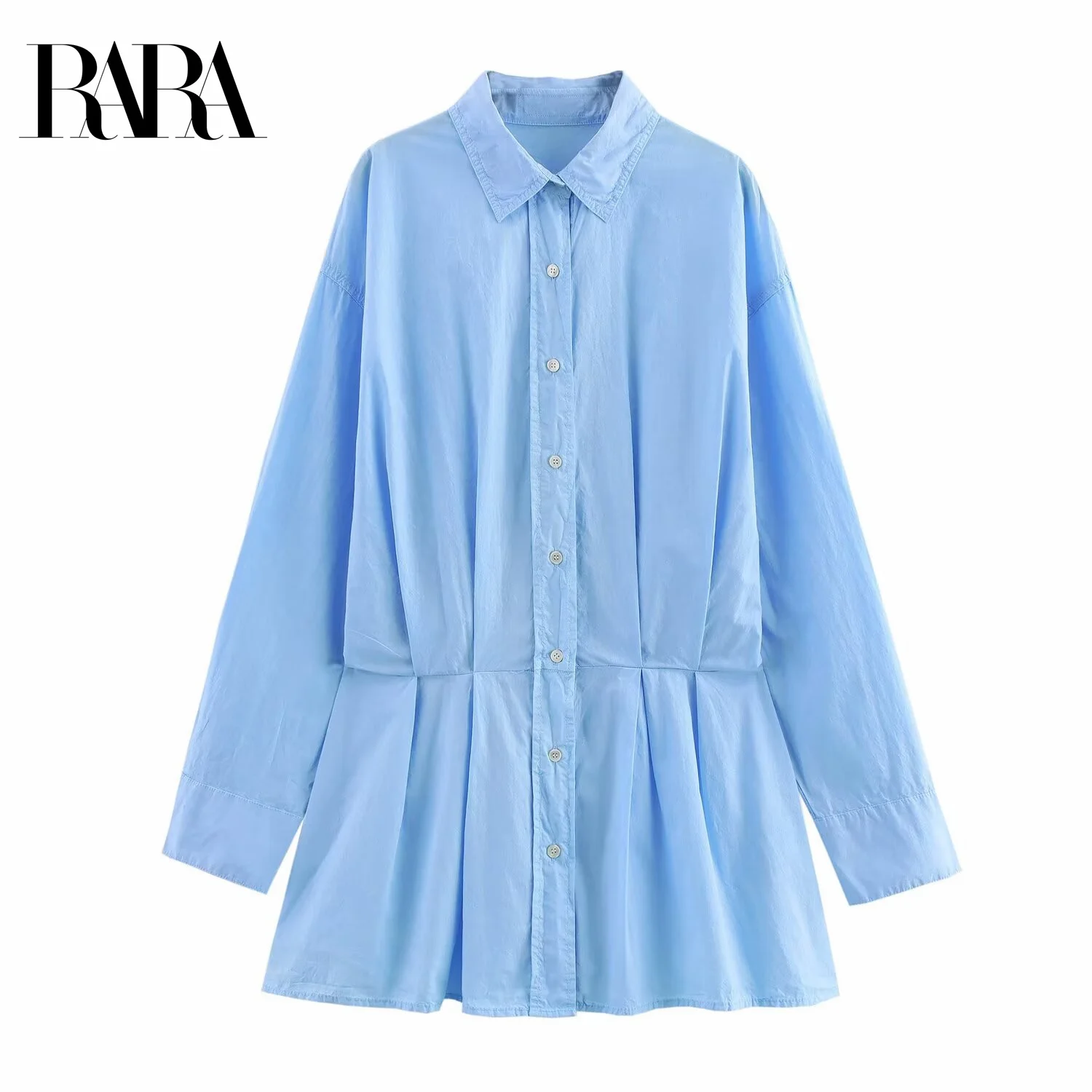 RARA 2025 Women's Long - sleeve Shirt Dress with Collar Button - down Front Pleated Waist and Loose Fit
RARA 2025 Women's Long - sleeve Shirt Dress with Collar Button - down Front Pleated Waist and Loose Fit