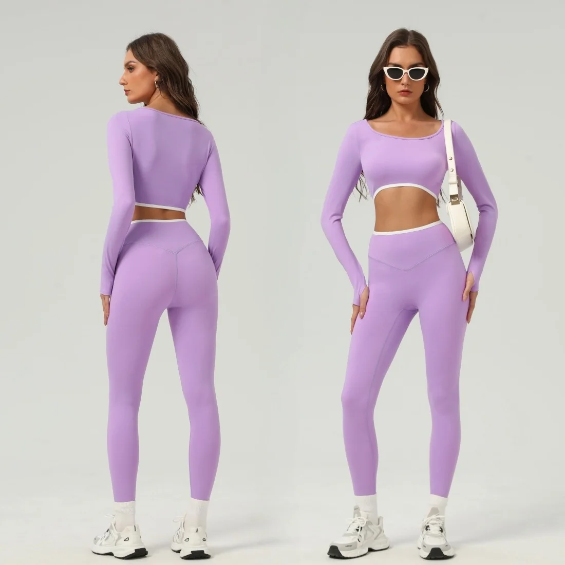 Seamless Yoga Sets Sports Fitness High Waist Hip-lifting Nude Quick-drying Long-sleeved Workout Clothing Gym Yoga Suit for Women
Seamless Yoga Sets Sports Fitness High Waist Hip-lifting Nude Quick-drying Long-sleeved Workout Clothing Gym Yoga Suit for Women