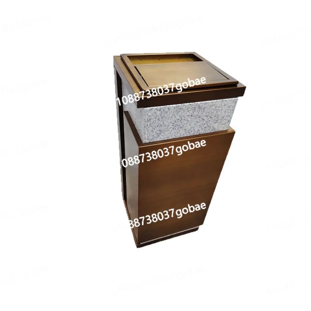Stainless steel trash can Hotel business district Metal sorting trash can
Stainless steel trash can Hotel business district Metal sorting trash can
