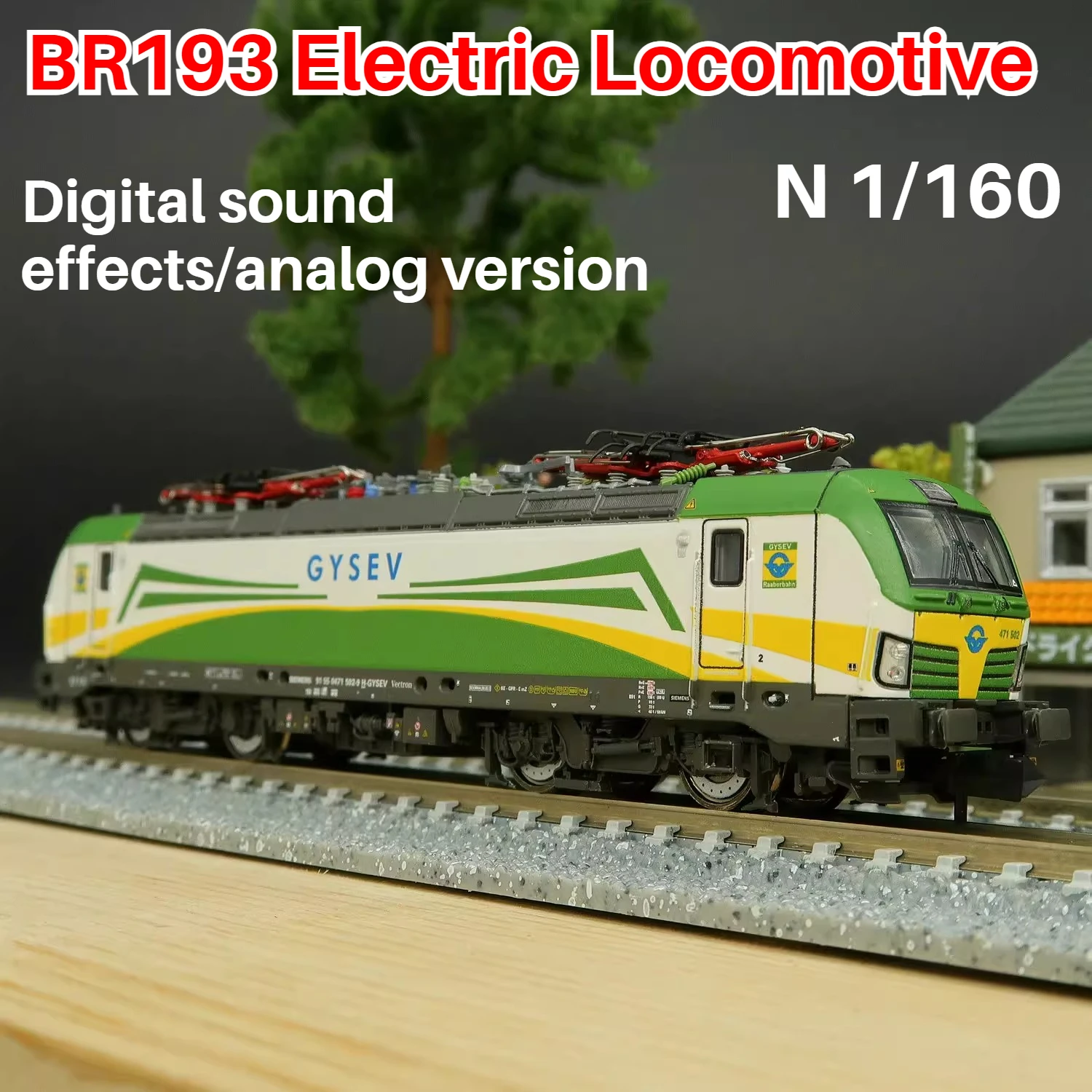 FLEISCHMANN N-type 1/160 Model Train BR193 Electric Locomotive 739308 739378 with Analog/digital Sound Effects A Boy's Toy Gift
FLEISCHMANN N-type 1/160 Model Train BR193 Electric Locomotive 739308 739378 with Analog/digital Sound Effects A Boy's Toy Gift