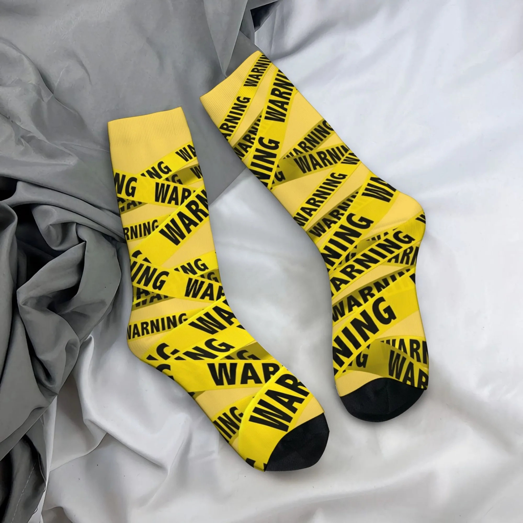 Novel Harajuku Retro Warning Line Print Men's Socks, Street Warning Style, Breathable, Non-Slip, Casual Socks, Fun Gift
Novel Harajuku Retro Warning Line Print Men's Socks, Street Warning Style, Breathable, Non-Slip, Casual Socks, Fun Gift