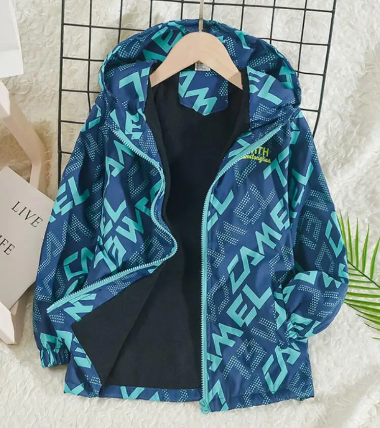 Boys Waterproof Hooded Outdoor Jacket 11 S1ed2b5c7f2944d2ca48a3022aca6f6e8L