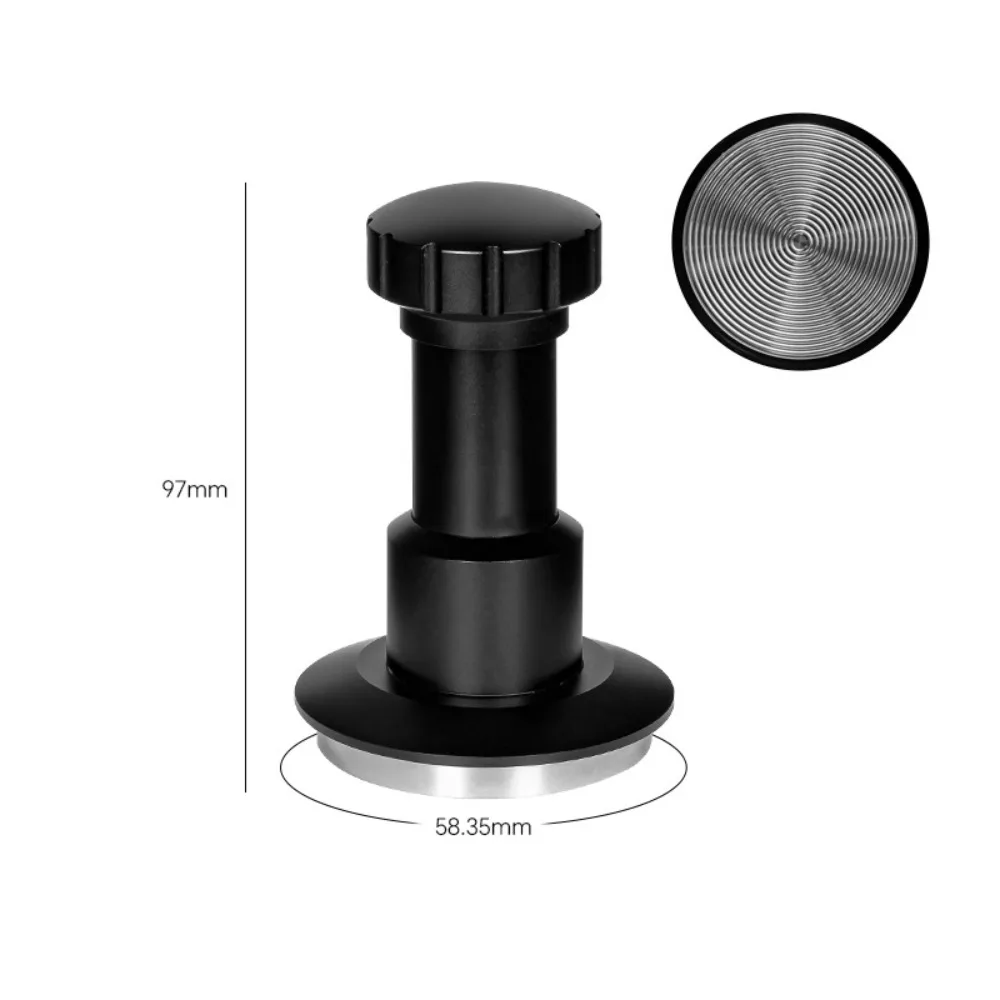 Adjustable Spring Loaded Coffee Tamper 58.35mm 53mm 51mm Ripple Base Coffee Impact Tamper Stainless Steel Constant Pressure
Adjustable Spring Loaded Coffee Tamper 58.35mm 53mm 51mm Ripple Base Coffee Impact Tamper Stainless Steel Constant Pressure