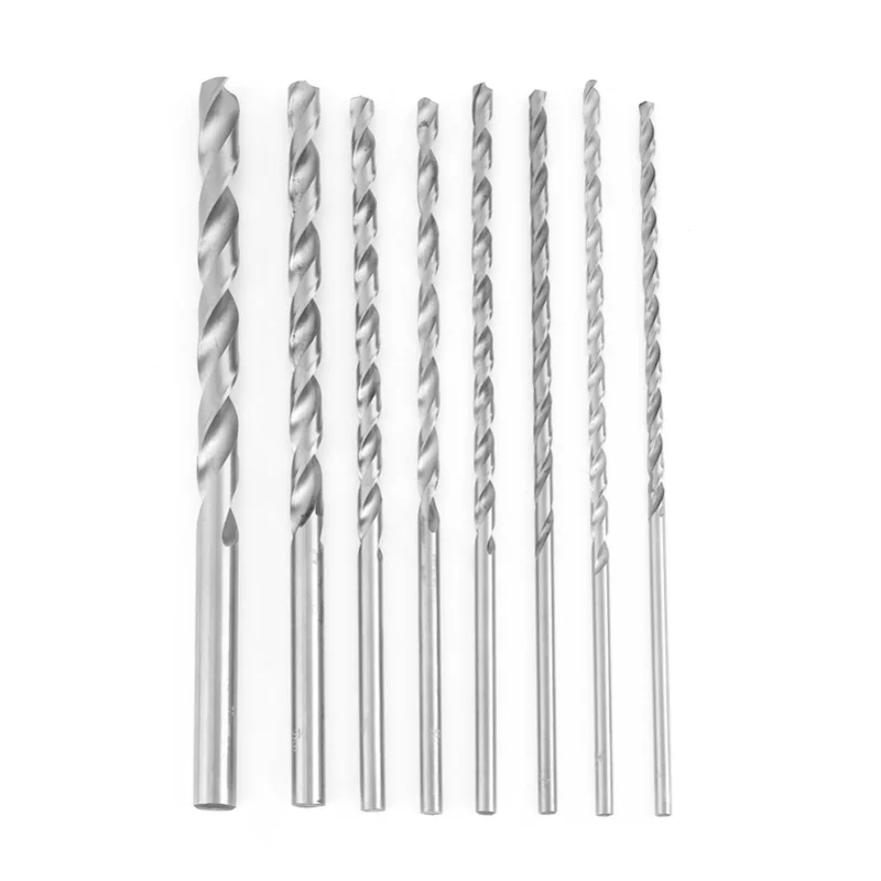 Extra Long High Speed Steel Straight Shank Twist Drill Bit Tool For Wood 2-5mm 4-10mm
Extra Long High Speed Steel Straight Shank Twist Drill Bit Tool For Wood 2-5mm 4-10mm