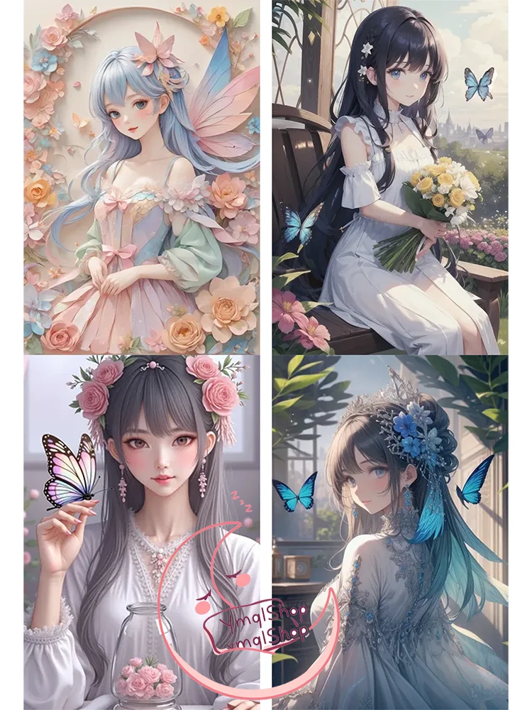 Dakimakura Cover Unlimited AI Custom Size Double-sided Print Life-size Body Skin-Friendly Fabric butterfly body pillow case
Dakimakura Cover Unlimited AI Custom Size Double-sided Print Life-size Body Skin-Friendly Fabric butterfly body pillow case