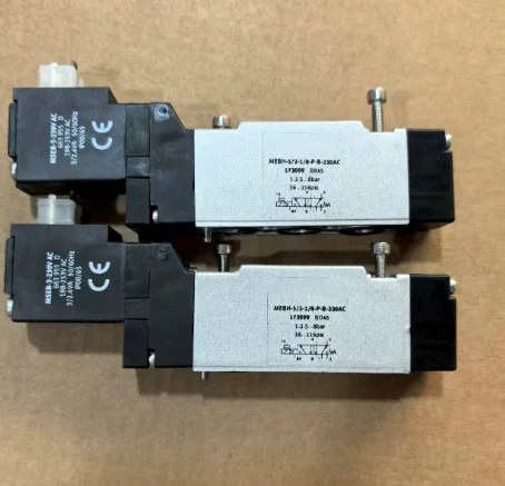 Solenoid valve MEH-3/2-1/8-B 173124 - in stock
Solenoid valve MEH-3/2-1/8-B 173124 - in stock