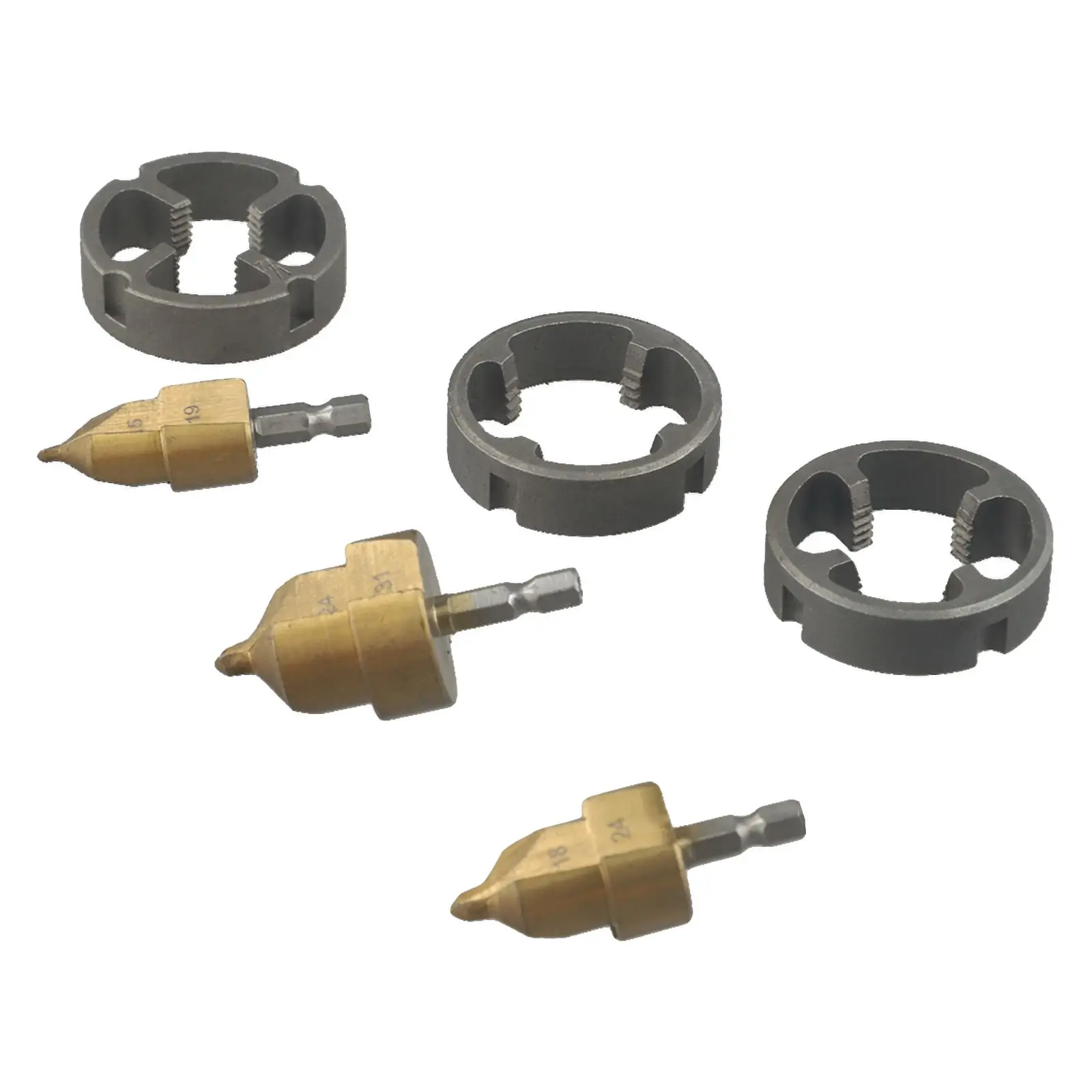 For DIY Pipe Repair PPR Riser Step Drill Bit Thread Making Drill Bit Internal Thread Repair Clear And Burr-free Threads
For DIY Pipe Repair PPR Riser Step Drill Bit Thread Making Drill Bit Internal Thread Repair Clear And Burr-free Threads