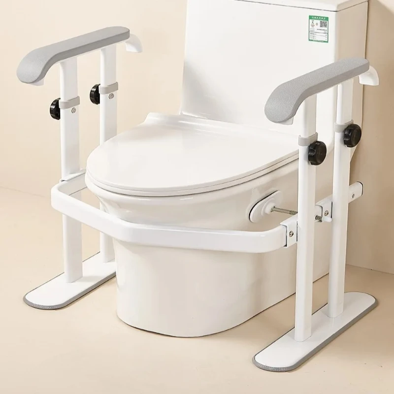 No Drill Commode Safety Bar, 6 Level Height Adjustable Toilet Rail, Double Armrest Elderly Support, Non Slip Bathroom Stand
No Drill Commode Safety Bar, 6 Level Height Adjustable Toilet Rail, Double Armrest Elderly Support, Non Slip Bathroom Stand