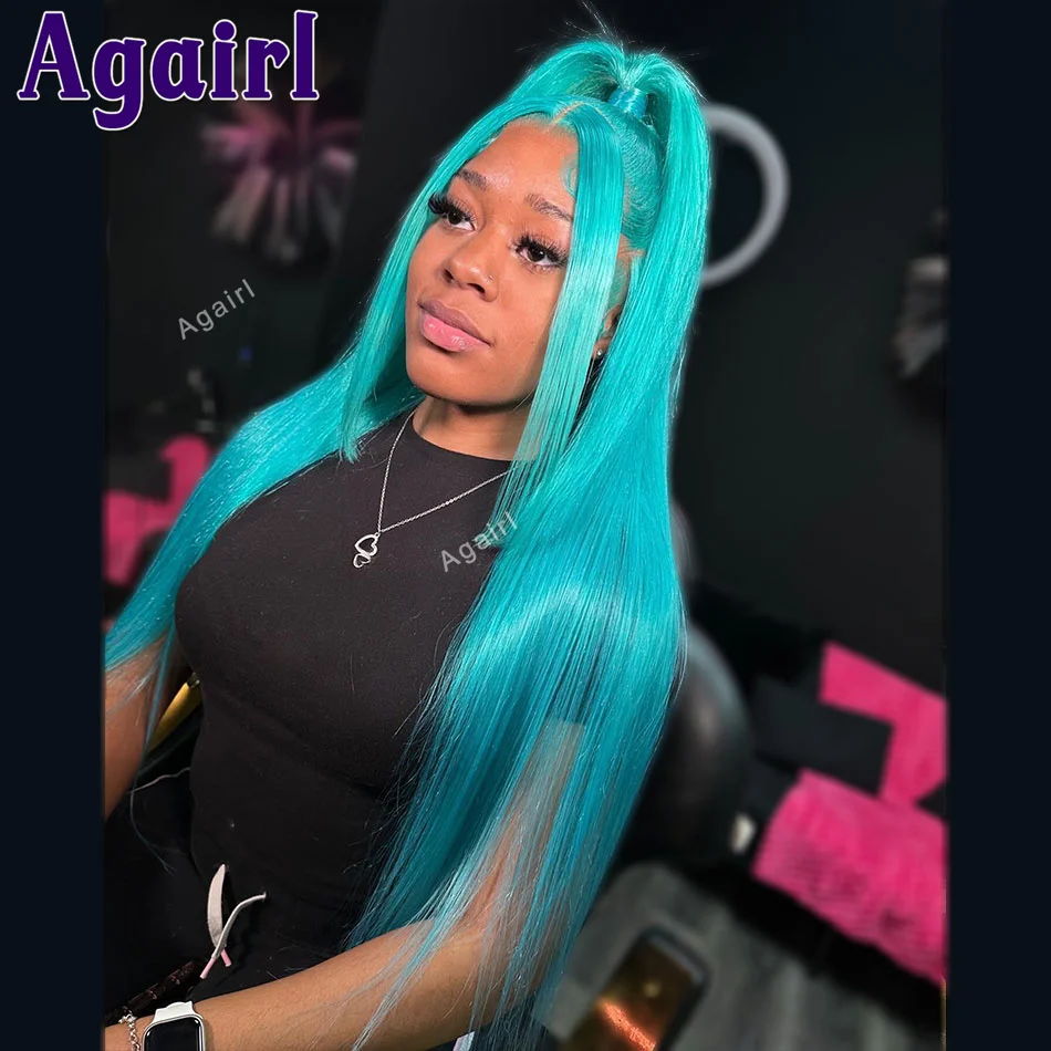Green Blue 13x6 Bone Straight Lace Frontal Human Hair Wigs Pre Plucked 613 Colored Lace Front Wigs for Women 200 Density 30 Inch
Green Blue 13x6 Bone Straight Lace Frontal Human Hair Wigs Pre Plucked 613 Colored Lace Front Wigs for Women 200 Density 30 Inch