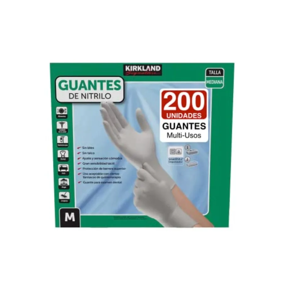 Signature Nitrile Gloves, Box of 200, Medium for Health Care, Food Service, Home other uses.
Signature Nitrile Gloves, Box of 200, Medium for Health Care, Food Service, Home other uses.
