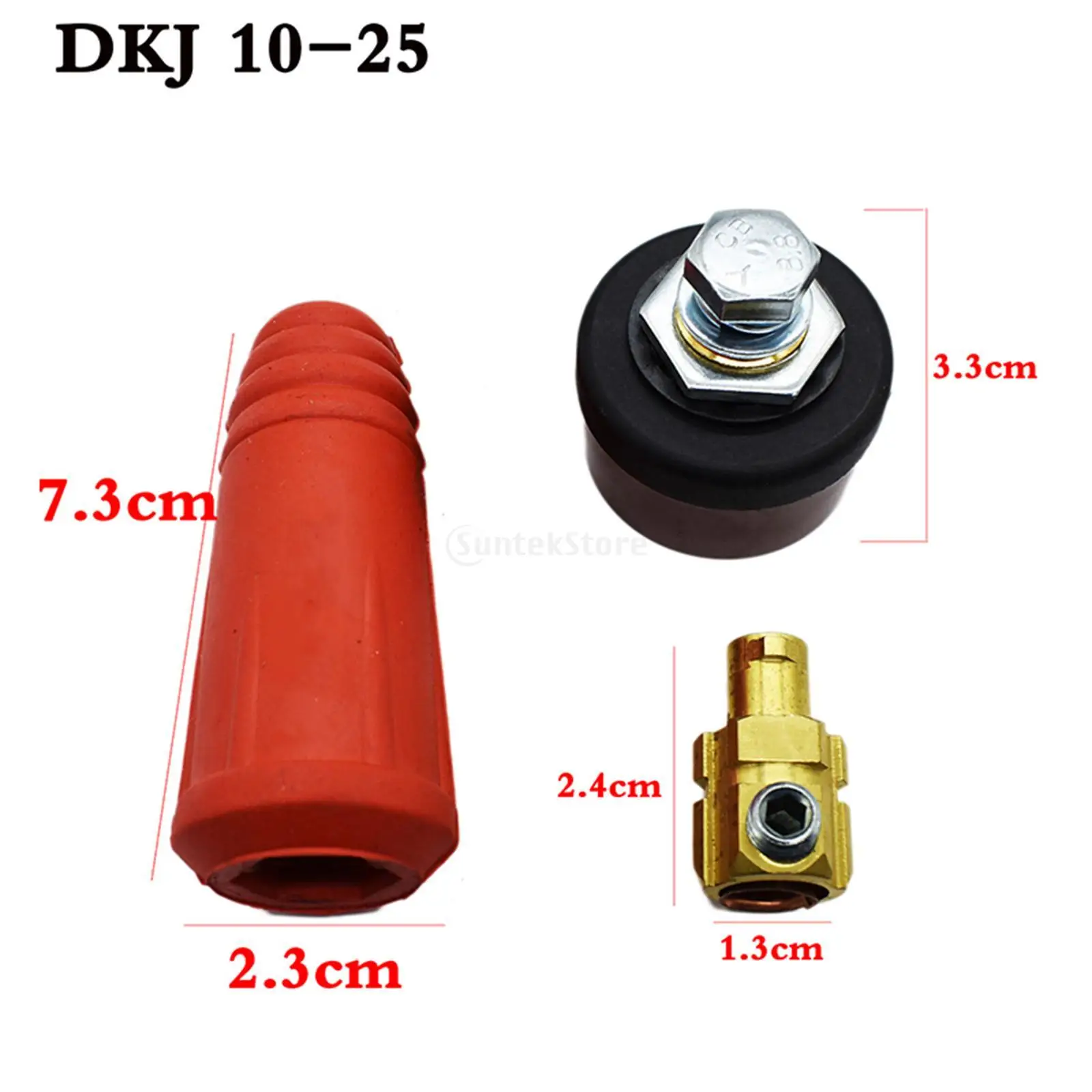 TIG Cable Panel Connector, Repair Parts, DKJ10-25, Quick Connect Set
TIG Cable Panel Connector, Repair Parts, DKJ10-25, Quick Connect Set