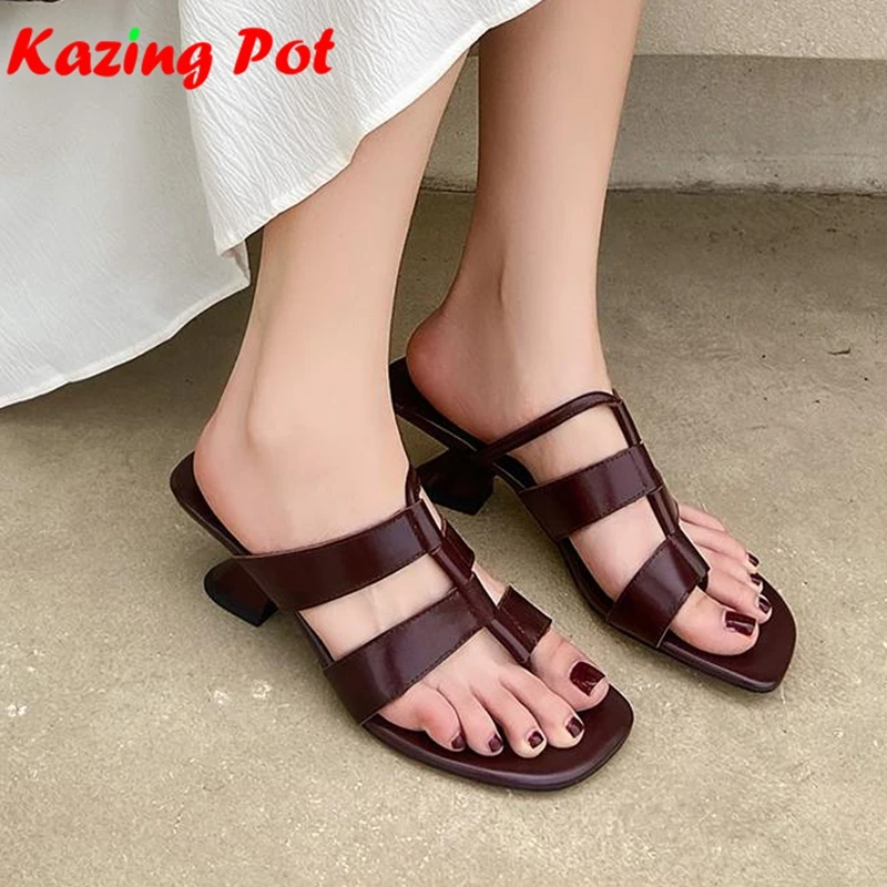 Женские летние босоножки Krazing Pot из коровьей кожи с открытым носком, на высоком каблуке, необычного стиля, для вечеринок, свиданий, отпуска, сексуальные и элегантные
Женские летние босоножки Krazing Pot из коровьей кожи с открытым носком, на высоком каблуке, необычного стиля, для вечеринок, свиданий, отпуска, сексуальные и элегантные