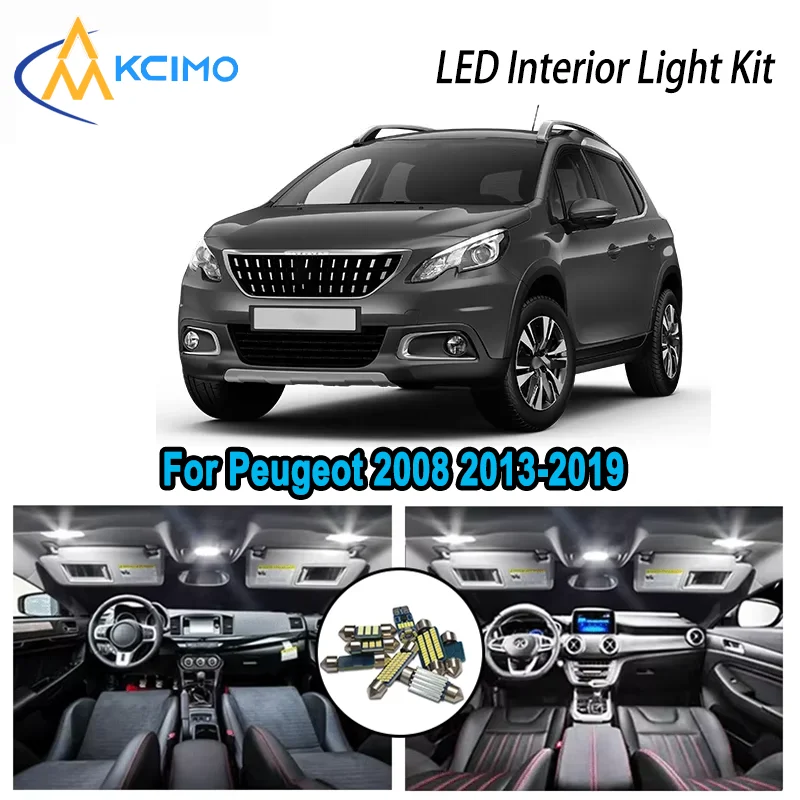 High-Quality LED Interior Kit for Peugeot 2008 2013-2019 2014 2015 2016 2017 Premium Error-Free Dome Map Trunk Automotive Lamps
High-Quality LED Interior Kit for Peugeot 2008 2013-2019 2014 2015 2016 2017 Premium Error-Free Dome Map Trunk Automotive Lamps