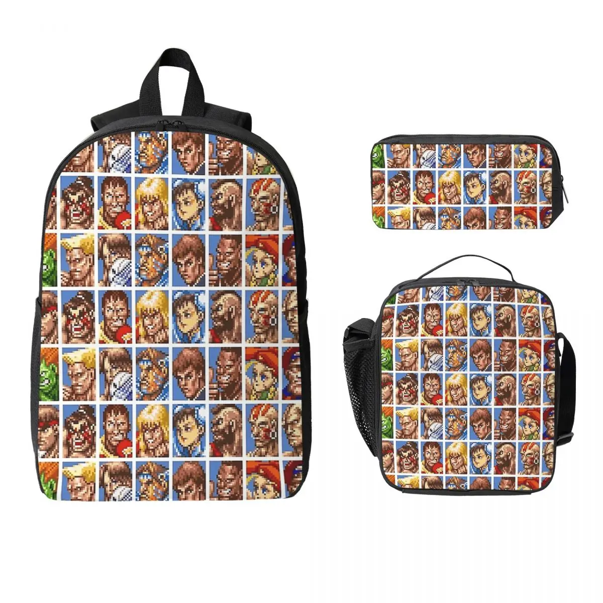 Defeated Portraits Super Street Fighter Backpack BookBag School Bag Computer Shoulder Bags 3ps Insulated Lunch Bag Pencil Case
Defeated Portraits Super Street Fighter Backpack BookBag School Bag Computer Shoulder Bags 3ps Insulated Lunch Bag Pencil Case