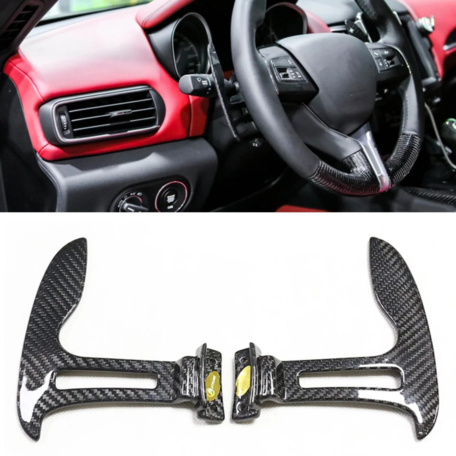 Pop For Maserati Ghibli Quattroporte VI Levante 2013-2021 Carbon Fiber Car Steering Wheel Shift Paddle Shifter Extension Replace
Pop For Maserati Ghibli Quattroporte VI Levante 2013-2021 Carbon Fiber Car Steering Wheel Shift Paddle Shifter Extension Replace